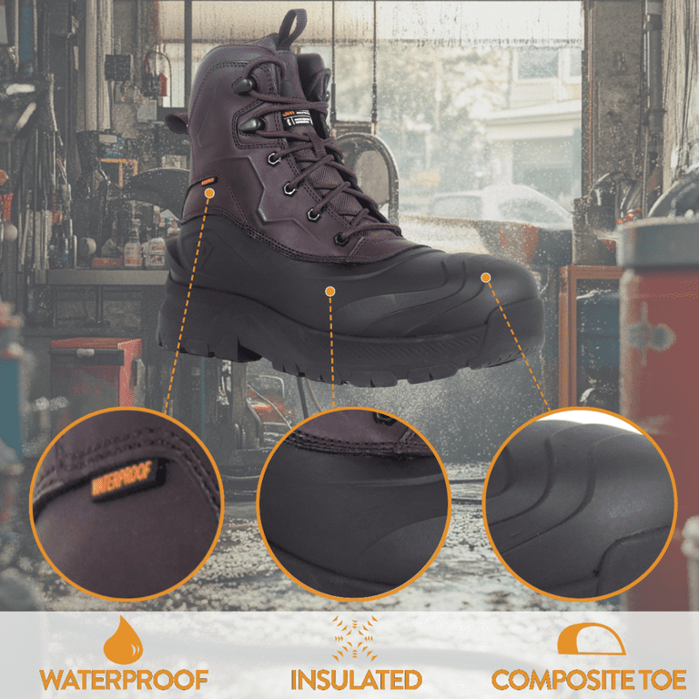 GERMANO PER➕ PT01 Herman Survivors Men's Freezer Insulated Composite Toe Work Boots