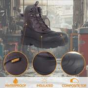 Herman Survivors Men's Freezer Insulated Composite Toe Work Boots
