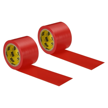 Uxcell Corrosion Protection Pipe Tape, 30 Ft x 2 Inch Insulation Wrap Duct Tape Self Adhesive, Red 2Pack