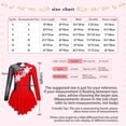 thumbnail image 5 of Linjinx Big Girl's Athletic Ballet Dance Dress Roller Skating Dress Dancing Outfit Ice Figure Skating Lavender 10, 5 of 5