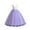 Purple, variant on Girl Lace Flower Sleeveless Gown Dress Kids Wedding Bridesmaid Pageant Party Formal Long Gown Princess Tulle Flower Girl Dresses - 4-12T