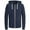 Blue, variant on Men's Cardigan Zip-Up Jacket Stitching Drawstring Hooded Slim Jacket Coat Outwear