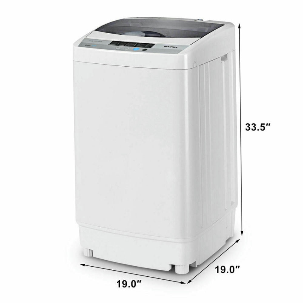 Barara King Washing Machine, Laundry Washer, 8.8 lbs Portable Full-Automatic Laundry Washing Machine with Drain Pump