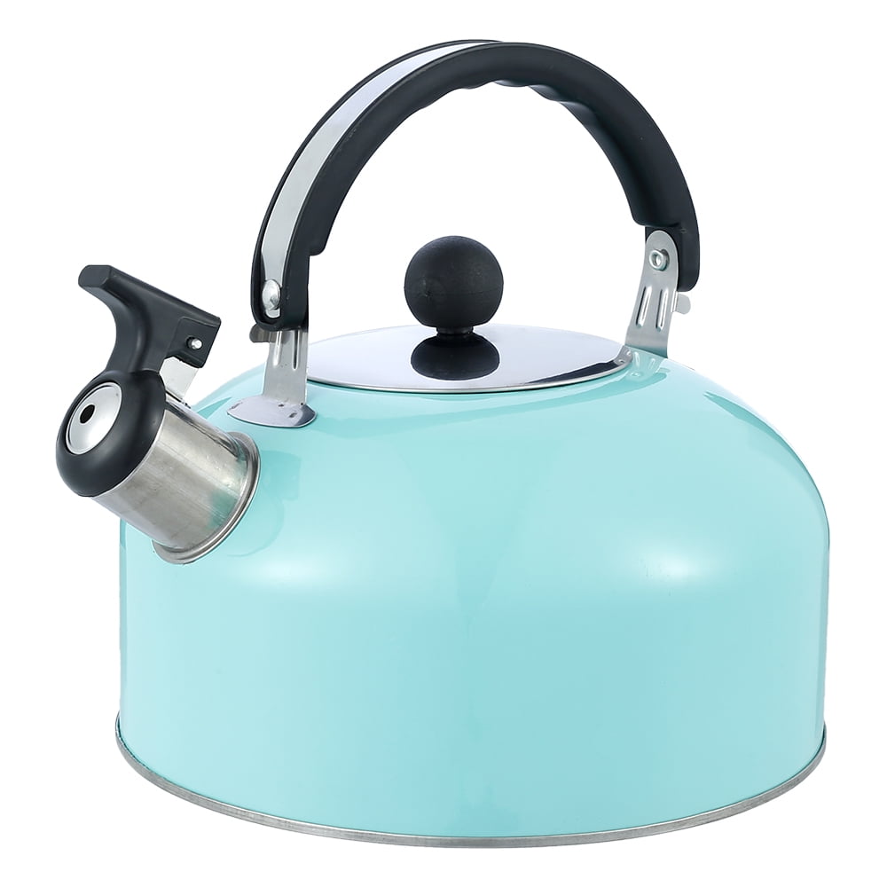 Everso Whistling Kettle,3L Stainless Steel Portable Camping Kettle