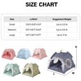 thumbnail image 3 of Carpa Cama para Mascotas Selena con Encaje y Malla Transpirable para Gatos y Perros (M), 3 of 5
