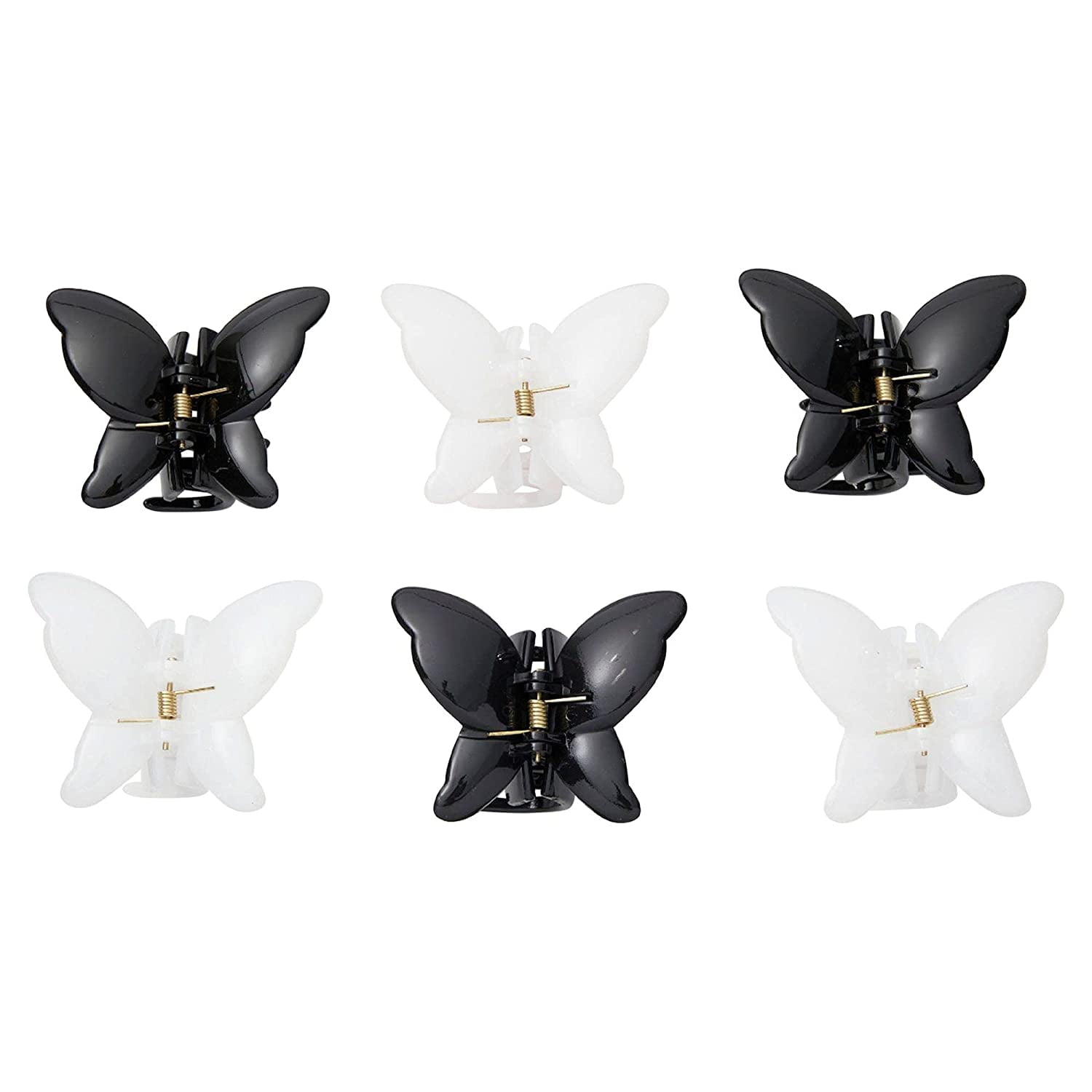 Butterfly Clips for Hair, Claw Clips for Women, Accessories (Black, White, 6 Pack) | Walmart Canada Butterfly Clips for Hair, Claw Clips for Women, Accessories (Black, White, 6 Pack) | Walmart Canada