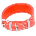 thumbnail image 4 of Collar ajustable para perros, collares reflectantes transpirables con anillo en D para perros medianos y grandes, color rosa M, 4 of 12