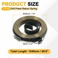 thumbnail image 2 of 2Pcs Drill Press Return Spring, 49 x 8 x 0.7 mm Coil Spring Assembly Steel Chemical Blackening Finish for Various Vacuum Volume Cleaner Coil Systems, 2 of 6