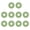 Green, variant on Yihuala 10Pcs Guitar Strap Locks Locking Strap Locks Rubber Guitar Strap Blocks Strap Protector Locks for Locking Guitar Strap
