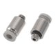 thumbnail image 1 of Conectores de aire Push de Unique Bargains 5/32" Conector neumático de inserción de plástico y metal M5 2 piezas tono blanco y plata, 1 of 7