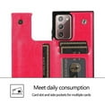 thumbnail image 6 of Wallet Case for Samsung Galaxy S20 Plus with Card Holder, Back Folio Flip Premium PU Leather Kickstand Card Slots Case, Double Strong Magnetic Clasp Durable Shockproof Phone Case,Rose, 6 of 9