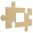 thumbnail image 4 of Unfinished Wood Puzzle Piece Picture Frame, 12 x 21 Inches with 5x7 Picture Slot, Connectable Timeline Wall Plaqu, DIY Craft Décor, by Woodpeckers, 4 of 6