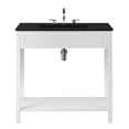 thumbnail image 6 of Modway Altura 36" MDF Ceramic and Particleboard Bathroom Vanity in White/Black, 6 of 6