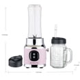 thumbnail image 3 of Culinary Chef 20.3-Oz. 2-Speed Retro Electric Smoothie Maker, Pink, CCSMM100-B-PINK, 3 of 6