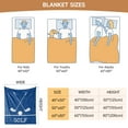 thumbnail image 7 of Gresahom Golf Blanket Gift Sport Throw Blanket for Boys Men, Golf Fan Gift for Sport Fan Kids Adults, Soft Fleece Throw Golf for Birthday Gift Graduation Children's Day Father's Day Travel(40"x50"), 7 of 7