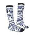 thumbnail image 4 of Lsque Sea Underwater Turtles Printed Crew Socks Men's Women's LightWeight Thin Casual Calf Socks ,Knee High Socks,Cotton Socks, 4 of 9
