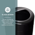 thumbnail image 2 of Safco Open Top Receptacle - 30 Gallon in Black, 2 of 6
