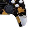 thumbnail image 4 of Skinit Black and Gold Scattered Marble PS5 Controller Skin, 4 of 4