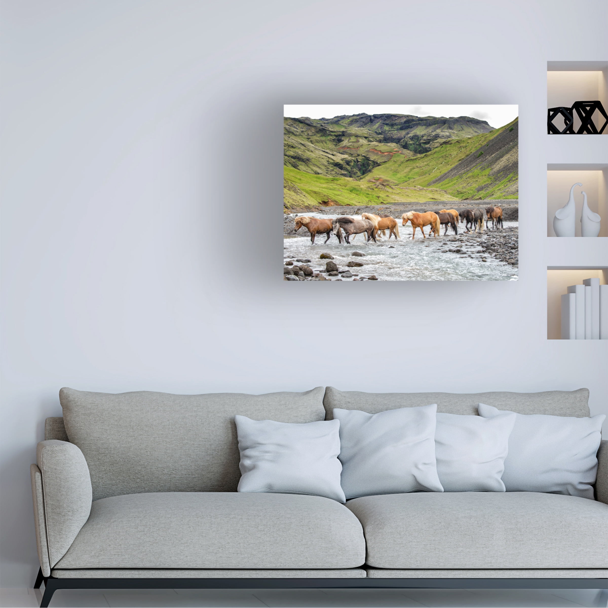 PHBurchett 'Collection of Horses II' Canvas Art