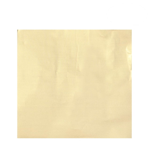 RomaMX 300 unids 10x10 cm engrosamiento de chocolate envoltura de chocolate papel de aluminio de hoja de papel de aluminio de caramelo de grabación en relieve de papel