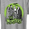 thumbnail image 3 of The Munsters - Munsters Family Drawing- Women's Short Sleeve Graphic Tee, 3 of 5