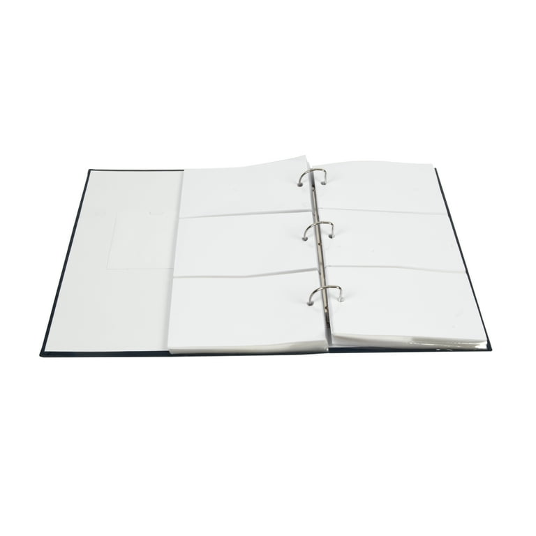 New View Gifts Blue Photo Album, Hardcover with Slip-In Pockets