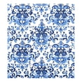 thumbnail image 3 of Dailycode Dishwasher Magnet Cover Magnetic Fridge Door Cover Home Kitchen Decor, Indigo Ornate Floral, 23"x 26", 3 of 6