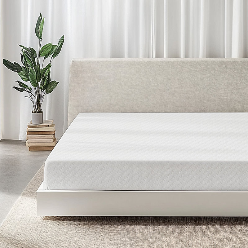 GAESTE 8 Queen Memory Foam Mattress, Cooling Gel, Medium Firm Support, Pressure Relief, Breathable Cover, Mattress in a Box, Adult and Child