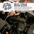 thumbnail image 4 of HIAKDOFT 10Pcs Stainless Steel Thread Coupler Sleeve for Smooth and Secure Fastener Reinforcement, 4 of 8