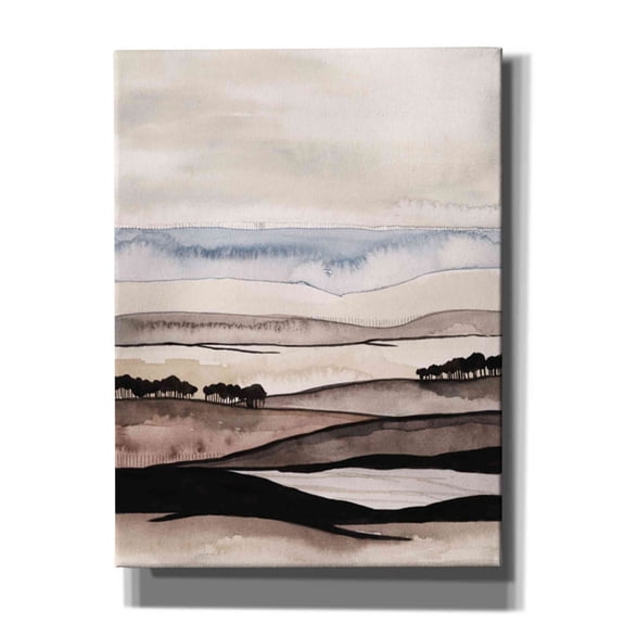 Epic Graffiti 'Watercolor Strata I' by Grace Popp Canvas Wall Art, 40"x54"