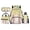 Yellow Baseball Drip, variant on Uorisanigo Blue Baseball Drip Kids School Backpack Book Bag with Insulated Lunch Box & Pencil Case & Water Bottle Sling Bag Casual School Bag Set for Youth Primary School Students - 4 Pack