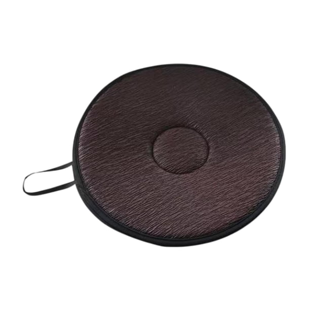 Cojín de asiento giratorio de 360 degree, cojín de silla, multiusos, fácil de transferir, almohadilla de asiento de automóvil, disco giratorio para personas café