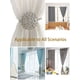 thumbnail image 2 of Cortinas magnéticas FOZUBOYO Sparkling Crystal, paquete de 2 unidades, 2 of 6