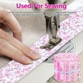thumbnail image 5 of Evjurcn 80Pcs Jelly Roll Fabric Strip Set Breathable Floral Cotton Quilting Fabric Bundles Sewing Supplies for Patchwork Sewing Quilting and Handcrafts, 2.56×19.69 inch, 5 of 8