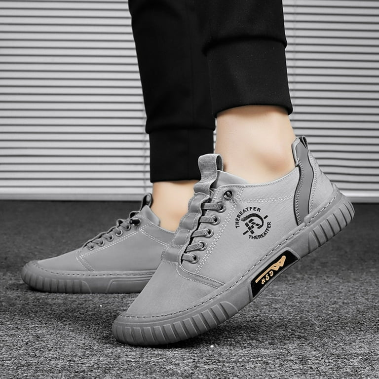 Men Sneakers Low Top Breathable Casual Sneakers Walking Canvas Shoes Men s Shoes Casual Size 15 Mens Slip on Casual Shoes Wide Width Shoes Men Fashion