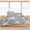 Gray, Silver, White, variant on Gery Starfish Coastal Duvet Cover Set 3 Pieces with Zipper Closure, Summer Beach Nautical Sea Ocean Bedding Sets 1 Duvet Cover & 2 Pillow Cases, Breathable Comforter Cover Set Duvet Cover Twin