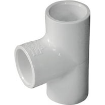 31405 PVC Pressure Pipe Fitting,Tee, White PVC, 1/2-In. - Quantity 300