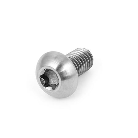 

Uxcell M5x0.8mmx10mm TC4 Titanium T25 Torx Button Head Bolt Water Bottle Cages Screw (1-pack)