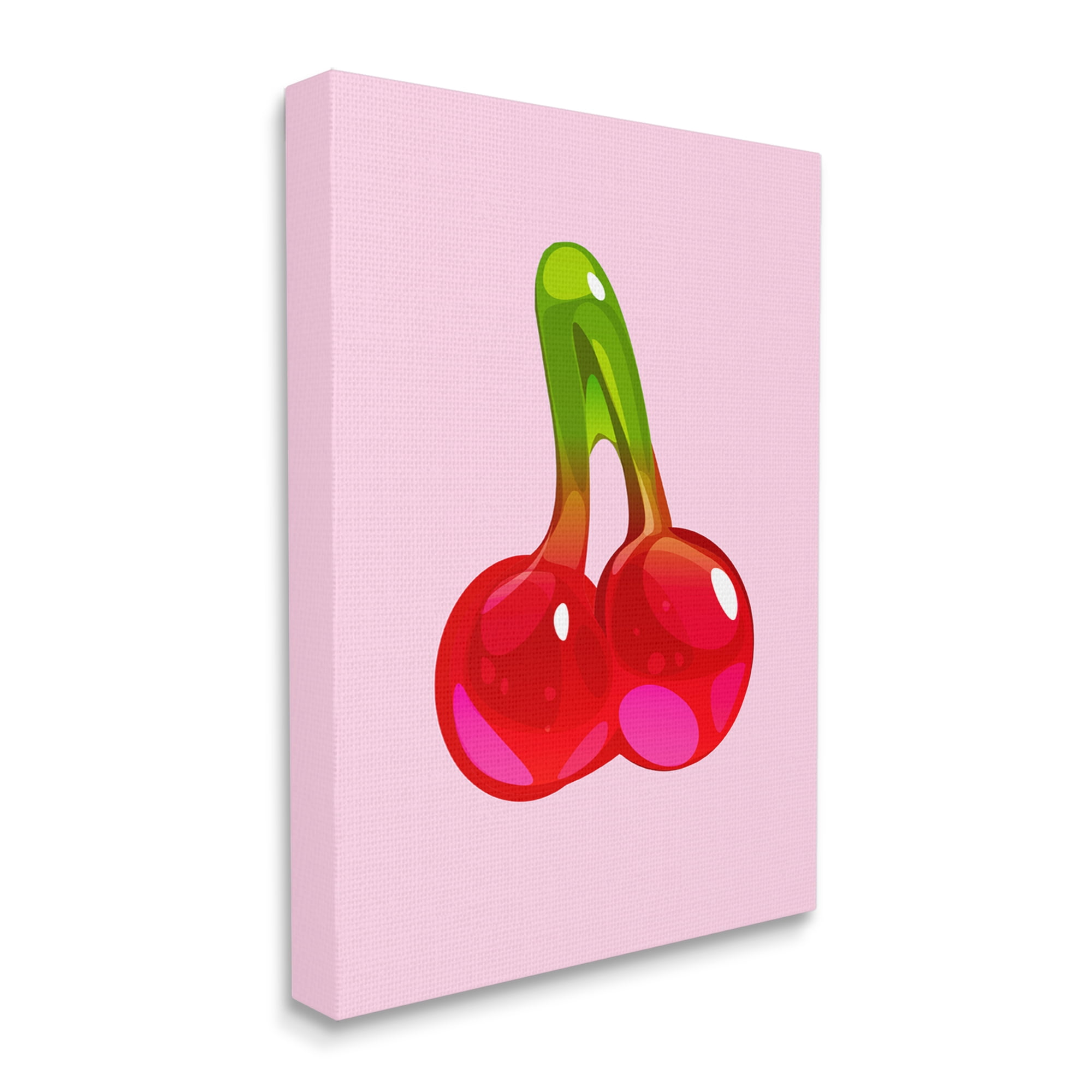 Stupell Industries Cherry Gummy Candy Food & Beverage Painting Gallery Wrapped Canvas Print Wall Art, 24 x 30