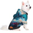thumbnail image 2 of Xecao Fantasy Underwater Adventure Pattern Sweatshirts Winter Pet Dog Hoodie Puppy Coat Dog Sweaters Dog Clothes with Hat Dog Clothes Costume Outfit,Small Pets Wear-Large, 2 of 7