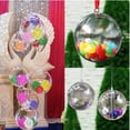 thumbnail image 5 of Clear Fillable Ornaments for Crafts 80mm Christmas Ornaments Balls Hanging Christmas Decorations Indoor Home Decor Supplies Clear Acrylic DIY Ornaments Christmas Tree Decorations, 5 of 6