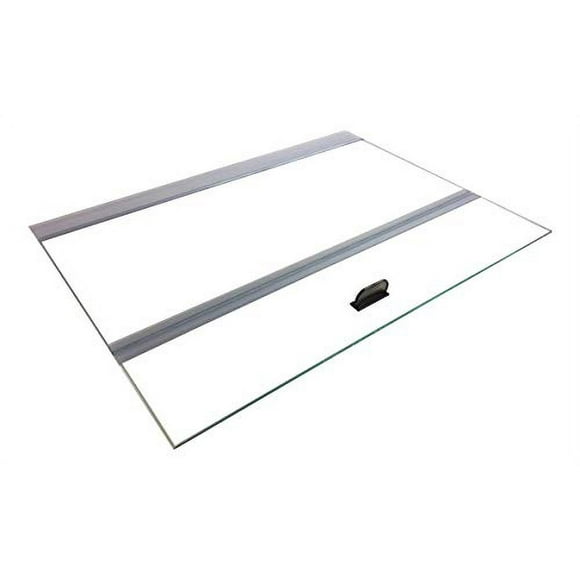 H2Pro Glass Canopy 2 Piece Set for Aqueon All Glass 75/90/110 Gallon 48x18 Aquarium Fish Tank (Each Piece Measure 22.08 x 16.57 x 0.16in)