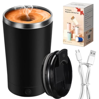 Bed Bath & Beyond 16 oz Insulated Coffee Mug, Wine-Glass Shape,  Double-Walled, Black - Walmart.com