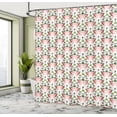 thumbnail image 5 of Ambesonne Boho Shower Curtain, Exotic Flamingo and Leaves, 69"Wx84"L, Coral Multicolor, 5 of 5