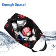 thumbnail image 4 of Uemuo Beautiful Red Ladybug Pattern Portable Toiletry Bags with Handle, Waterproof travel Make up Bags for Women, Large Capacity Travel Cosmetic Bags, 4 of 9