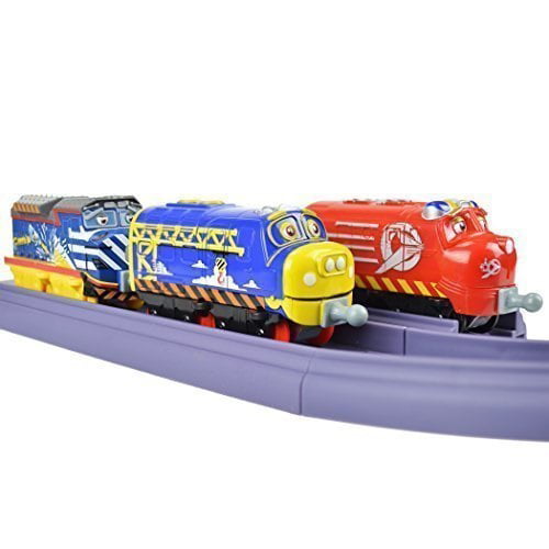Chuggington StackTrack Duo Value Pack Die Cast Toy Trains for Toddlers Includes Jet Pack Wilson and Jet Pack Action Chugger by Power Brand 