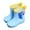 ZC Blue, variant on Rubber Boots Kids Kids Cartoon Dinosaur Rubber Water Shoes Classic Children Rain Boots Mud Boots Toddler Girl Rain Boots Blue 2 Years-3 Years