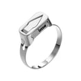 thumbnail image 3 of LPSSTORE Self Ring and Men Hidden Adjustable Stainless Steel Ring Open Multifunction Ring and Useful Pocket for Outdoor Camping Fishing Home Office Emergency, 3 of 3