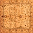 thumbnail image 1 of Ahgly Company Indoor Square Oriental Orange Traditional Area Rugs, 5' Square, 1 of 4
