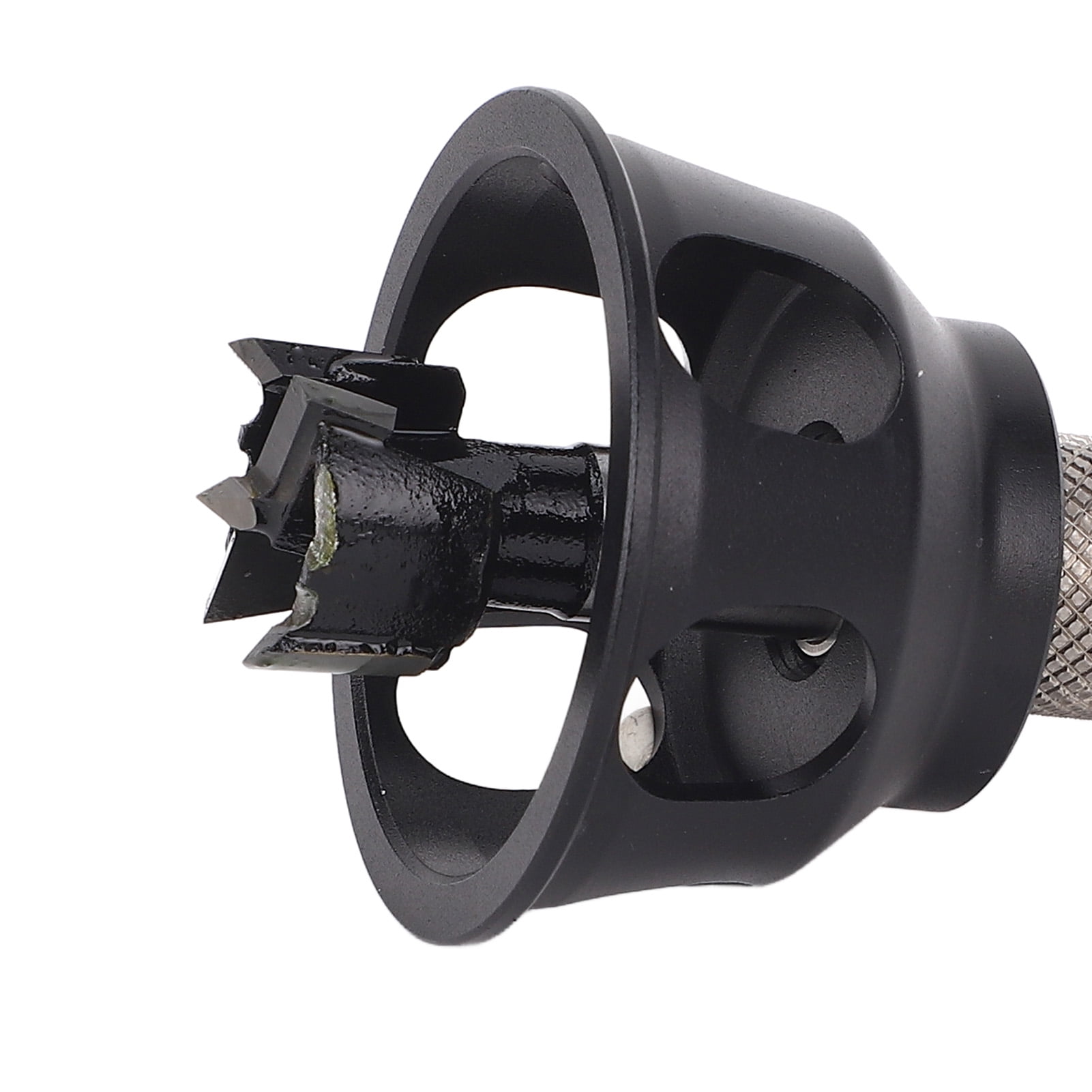 Riousery Vertical Hole Locator Aluminum Alloy Straight Hole Drilling Guide Doweling Jig For Woodworking Crafting 20mm / 0.78 inches Short Drill Bit Tool